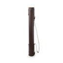 3' Double Fly Rod Tube, Dark Coffee Brown, Back