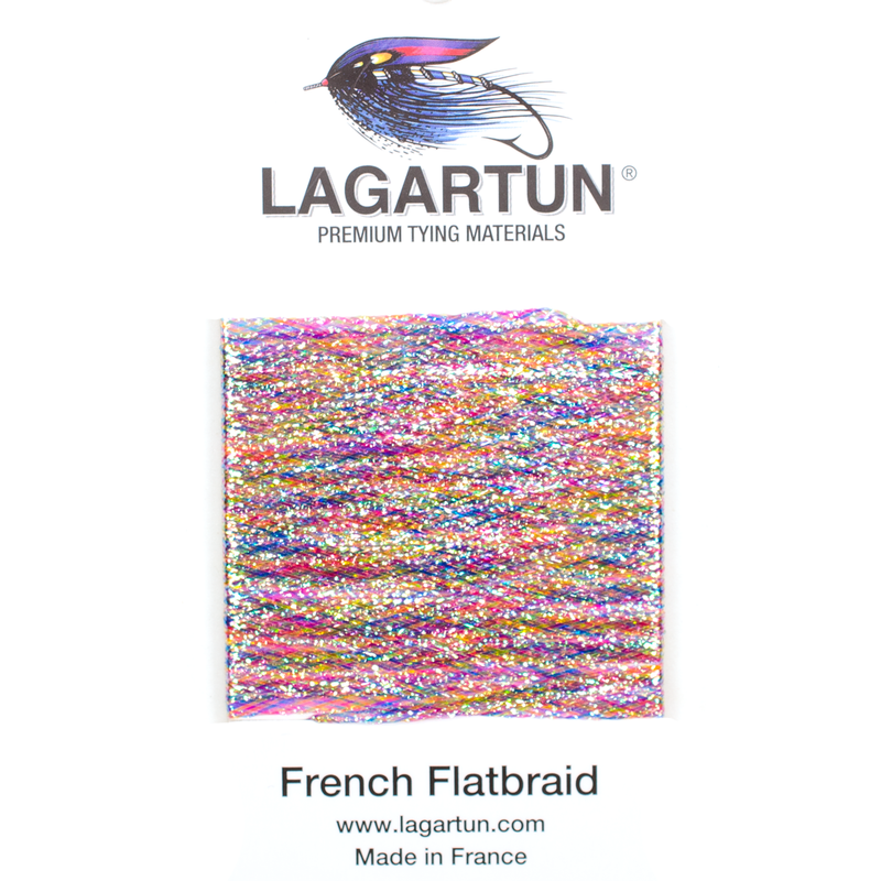 Lagartun French Flatbraid Rainbow