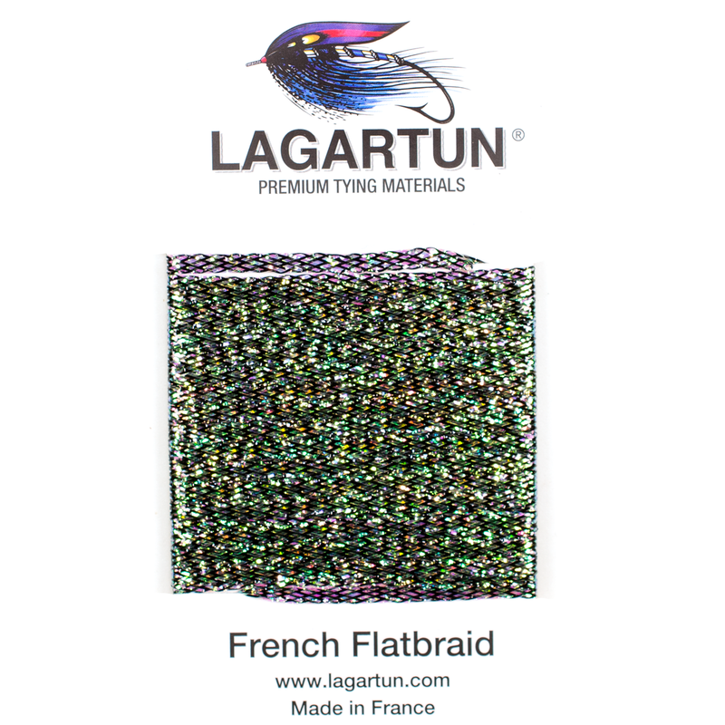 Lagartun French Flatbraid Varigated Peacock
