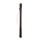 4' Single Fly Rod Tube, Dark Coffee Brown, Front