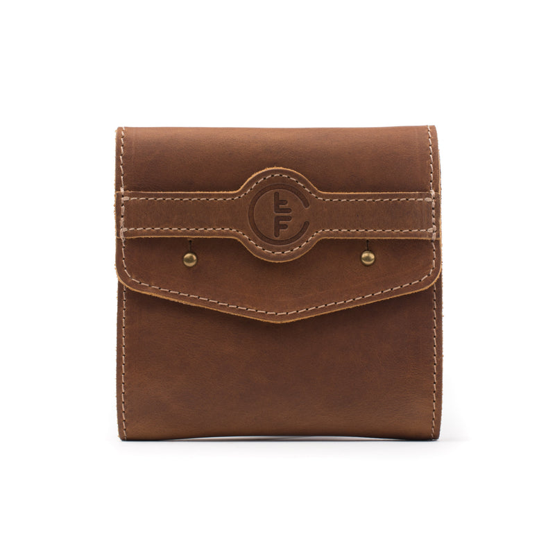 Streamer Fly Wallet, Tobacco, Front