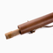 3' Double Fly Rod Tube, Tobacco, Fly Rod in Skin