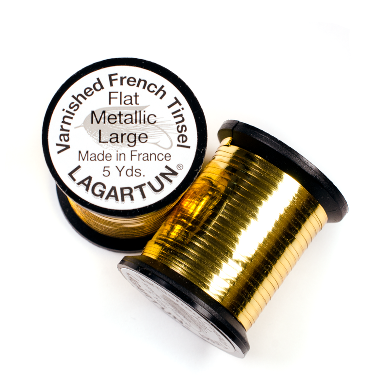 Lagartun French Varnished Flat Tinsel Large Gold
