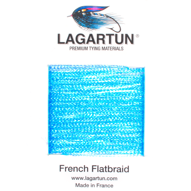 Lagartun French Flatbraid Fluorescent Blue