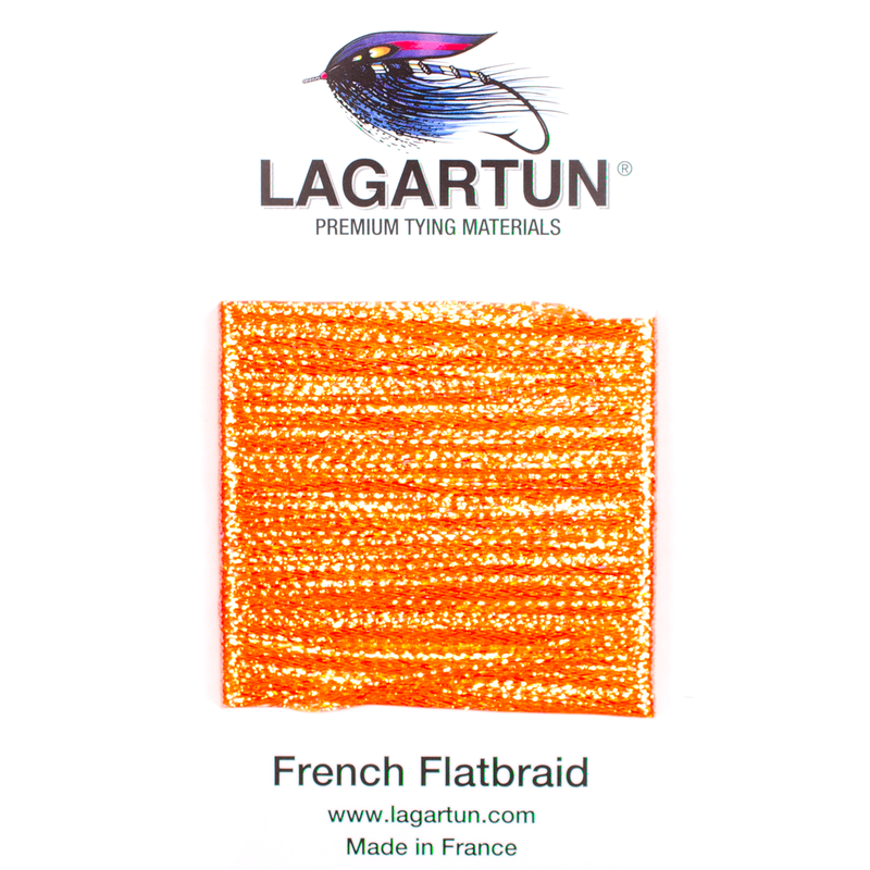 Lagartun French Flatbraid Fluorescent Orange