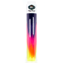 Popsicle Brights 4 Pack Fly Fur contains a piece each of Dark Purple, Hot Pink, Hot Orange, and Chartreuse furs.  