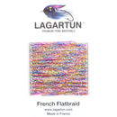 Lagartun French Flatbraid Rainbow