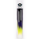 The Redfish 4 Pack Fly Fur contains a piece of Black, Dark Purple, Chartreuse, and White furs.