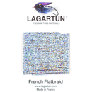 Lagartun French Flatbraid Silver Holo