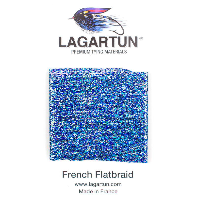 Lagartun French Flatbraid Varigated Blue