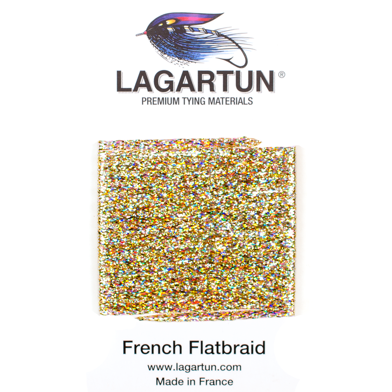 Lagartun French Flatbraid Varigated Gold