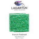 Lagartun French Flatbraid Varigated Green